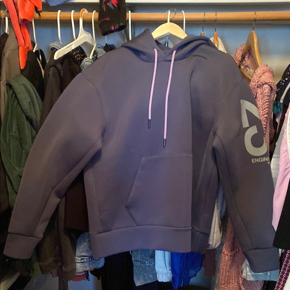 Jordan Purple Hoodie with Pink Accents